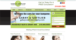 Desktop Screenshot of gabaycosmeticsurgery.com